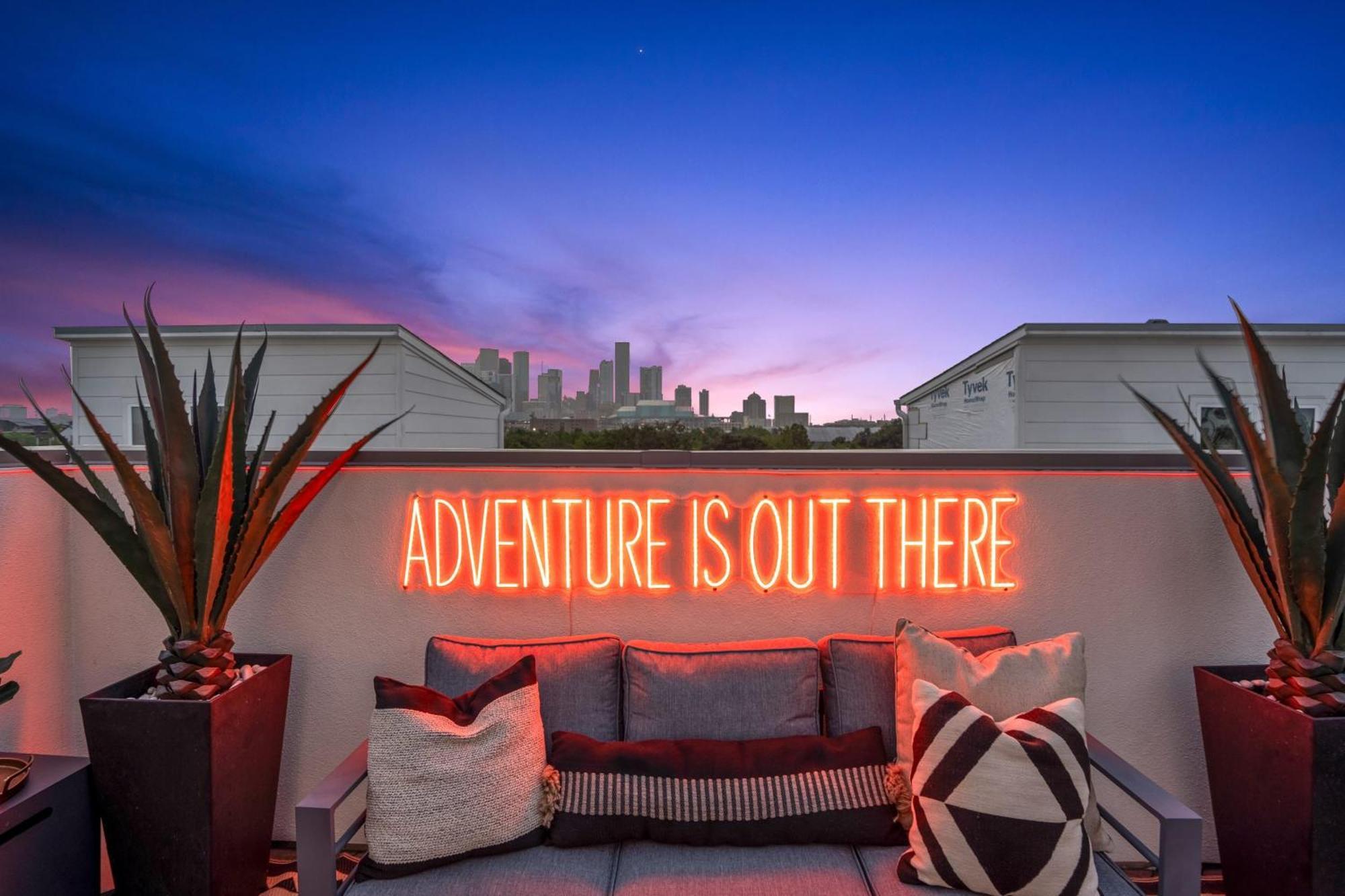 Luxury Downtown Getaway With Breathtaking Views Villa Houston Luaran gambar